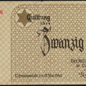 Banknoty z getta łódzkiego (20 marek)