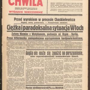 Chwila: Dziennik dla spraw politycznych i kulturalnych 1928