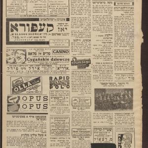 Reklama w prasie żydowskiej - sztuka i rozrywka