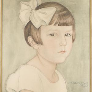 Portret dziewczynki (prawdopodobnie Zofii Flisówny)