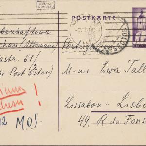 Pocztówka z dnia 2.08.1941