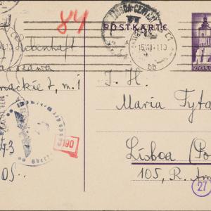 Pocztówka z dnia 13.08.1941b