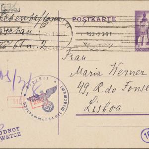 Pocztówka z dnia 
25.01.1942