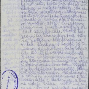 „Listy płockie". List Chaima Szafrana (Suchedniów) do Eliasza Zylberberga (Warszawa-getto)