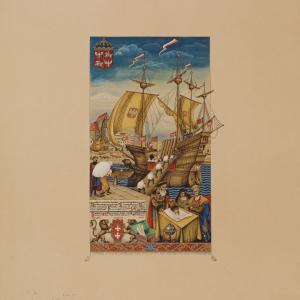 Statut kaliski – Załadunek statku handlowego w porcie (miniatura nr 18)