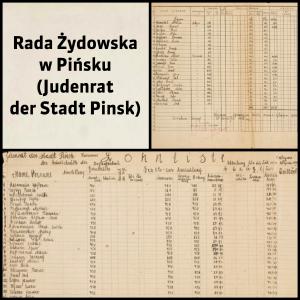 Rada Żydowska w Pińsku (Judenrat der Stadt Pinsk)