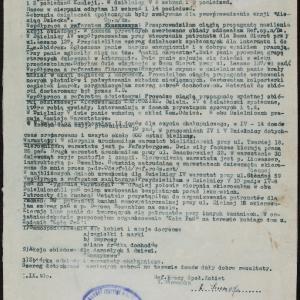 Sprawozdanie z działalności Referatu Pracy Społecznej Kobiet za miesiąc sierpień 1940 roku