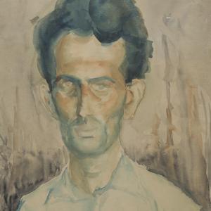 Portret mężczyzny (Icyk Manger 1901-1961)