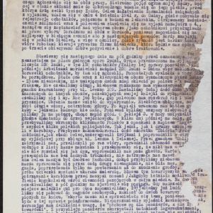 Relacja pt. „Obóz pracy w Mordach - 1941”