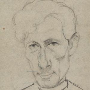 Portret mężczyzny [Berl Pomeranc (1900-1942)]