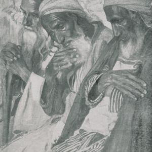 Jemenici [Typy żydowskie przy Ścianie Płaczu]